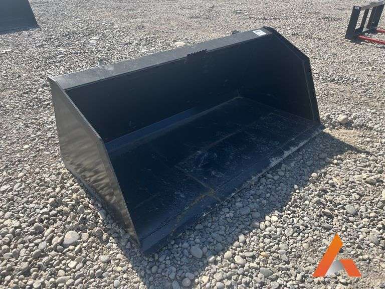 "Unused" 72” snow bucket skid steer attachment