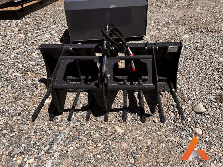 Unused 2025 Wolverine Compact Skid Steer Manure Fork Grapple