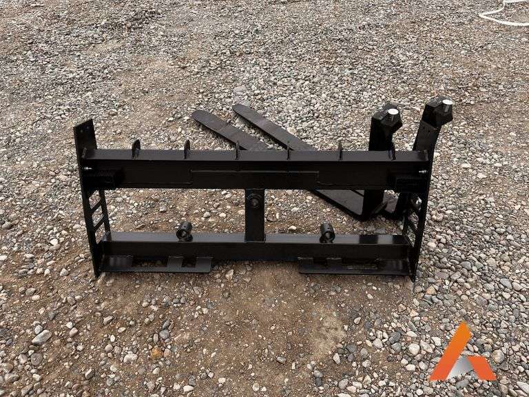 Unused 2025 PI Adjusting Pallet Forks PIR-APF, Skid Steer Attachment, 3300lb. Max.