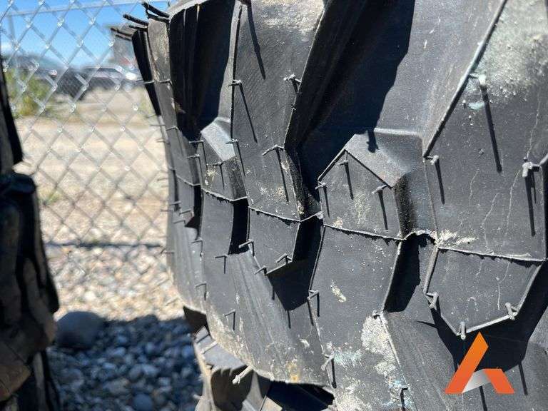 (4) Unused 10-16.5 skid steer tires