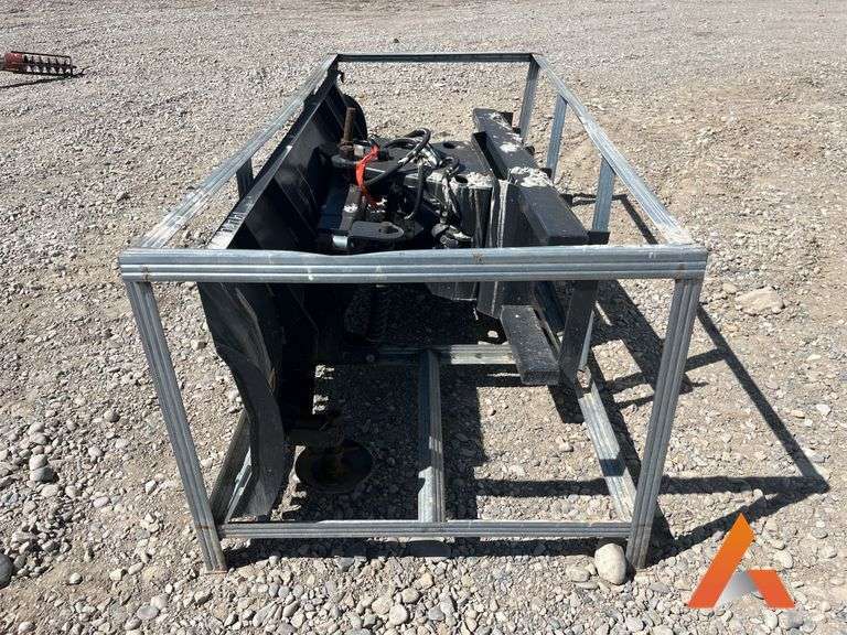"Unused" 84" Power angle snow blade skid steer attachment