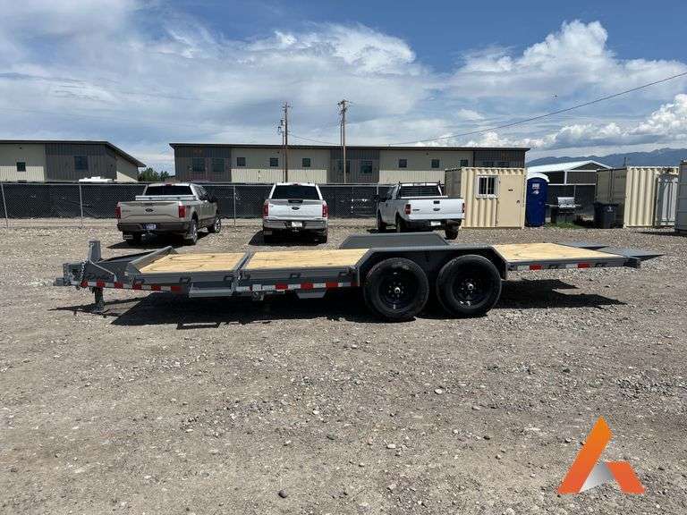 (Unused) 2025 Delta 20' x 84" Tilt Deck Bumper Pull Equipment Trailer