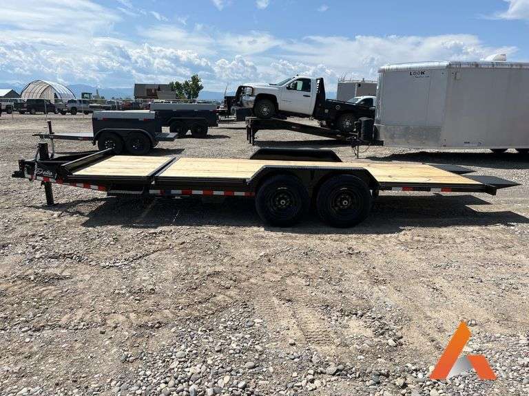 (Unused) 2025 Delta 20' x 84" Tilt Deck Bumper Pull Equipment Trailer