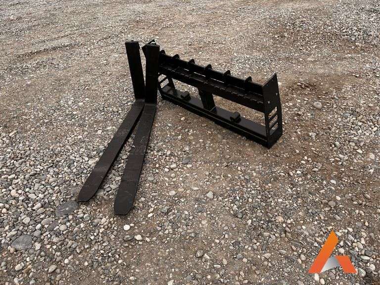 Unused 2025 PI Adjusting Pallet Forks PIR-APF, Skid Steer Attachment, 3300lb. Max.