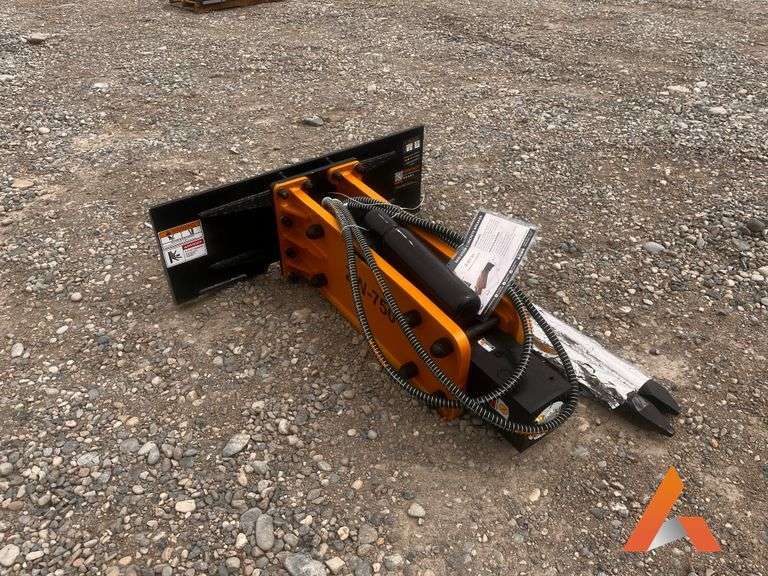 Unused 2025 Skid Steer Concrete Breaker Attachment