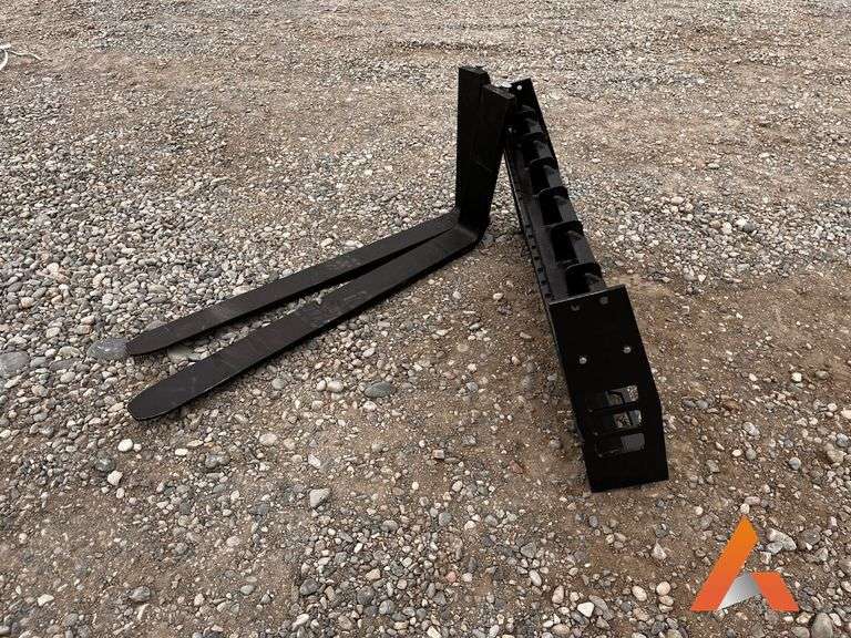Unused 2025 PI Adjusting Pallet Forks PIR-APF, Skid Steer Attachment, 3300lb. Max.