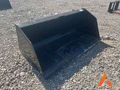 "Unused" 72” snow bucket skid steer attachment