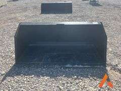 "Unused" 72” snow bucket skid steer attachment