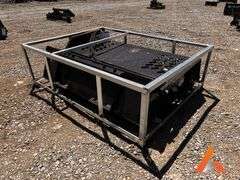 Unused 2025 Skid Steer Rock Rake Attachment