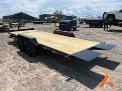 (Unused) 2025 Delta 20' x 84" Tilt Deck Bumper Pull Equipment Trailer