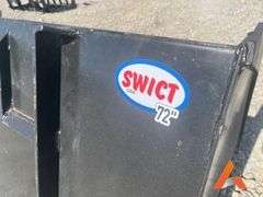 "Unused" 72” snow bucket skid steer attachment