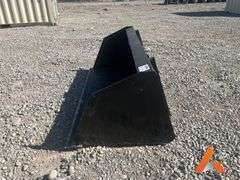 "Unused" 72” snow bucket skid steer attachment