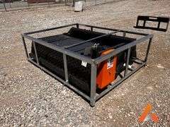 Unused 2025 Skid Steer Rock Rake Attachment