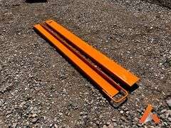 Unused 2025 Skid Steer Pallet Forks Extensions 







8 ft.