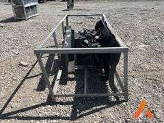 "Unused" 84" Power angle snow blade skid steer attachment