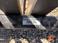 "Unused" 48" Kivel 3500# skid steer pallet fork attachment