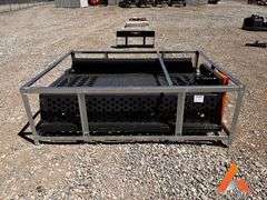 Unused 2025 Skid Steer Rock Rake Attachment