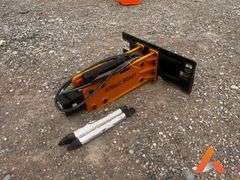 Unused 2025 Skid Steer Concrete Breaker Attachment
