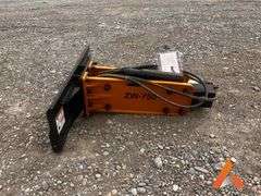 Unused 2025 Skid Steer Concrete Breaker Attachment