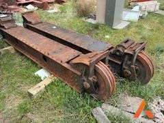 Rail System and Assorted Metal Pieces