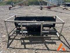 "Unused" 84" Power angle snow blade skid steer attachment
