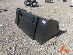 "Unused" 72” snow bucket skid steer attachment
