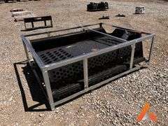 Unused 2025 Skid Steer Rock Rake Attachment