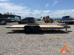 (Unused) 2025 Delta 20' x 84" Tilt Deck Bumper Pull Equipment Trailer
