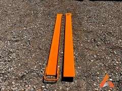 Unused 2025 Skid Steer Pallet Forks Extensions 







8 ft.