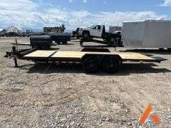 (Unused) 2025 Delta 20' x 84" Tilt Deck Bumper Pull Equipment Trailer