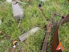 Rail System and Assorted Metal Pieces