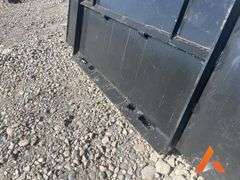 "Unused" 72” snow bucket skid steer attachment
