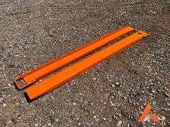 Unused 2025 Skid Steer Pallet Forks Extensions 







8 ft.