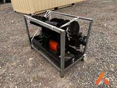 Unused 3035 PI Auger Drive& Bits PIR-ADB, Skid Steer Attachment, 8", 12", 18" bits