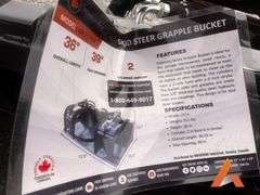 Unused 2025 Skid Steer Grapple Bucket Attachment 







Width:72 in