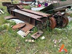 Rail System and Assorted Metal Pieces