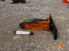 Unused 2025 Skid Steer Concrete Breaker Attachment