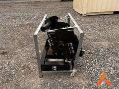 Unused 3035 PI Auger Drive& Bits PIR-ADB, Skid Steer Attachment, 8", 12", 18" bits