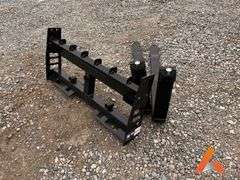 Unused 2025 PI Adjusting Pallet Forks PIR-APF, Skid Steer Attachment, 3300lb. Max.