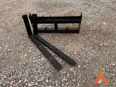 Unused 2025 PI Adjusting Pallet Forks PIR-APF, Skid Steer Attachment, 3300lb. Max.
