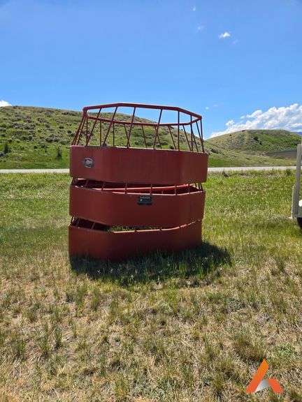(3) "Unused" Stur-D Hay-Saver Bale Feeders