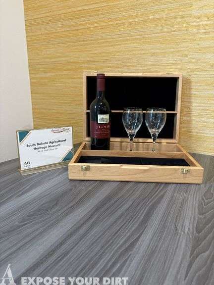 Wine & Keepsake Set from the South Dakota Agricultural Heritage Museum