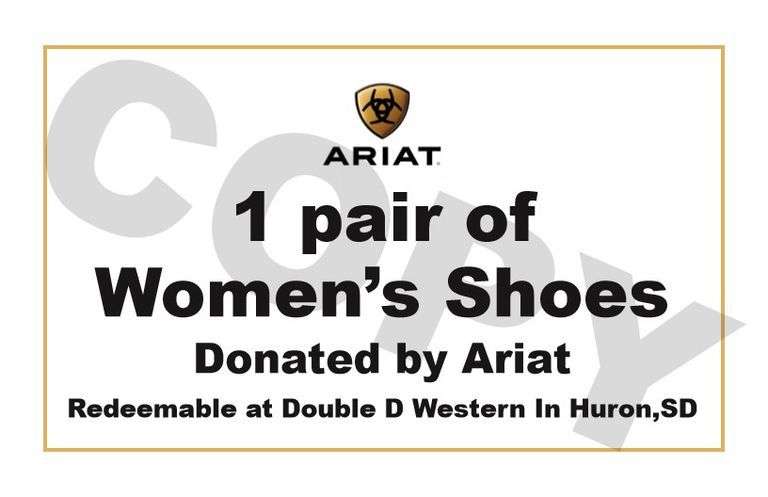 1 pair of women's shoes at Double D Western