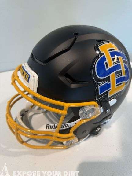 Black SDSU Football Helmet