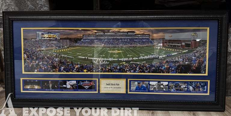 Framed Photograph SDSU Football game