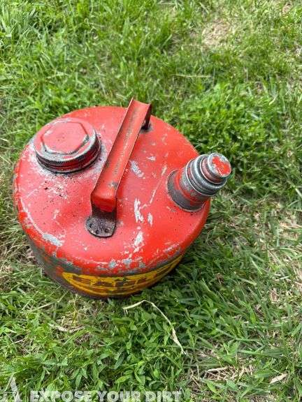 Eagle All Purpose Gas Can Vintage Metal 2.5 Gallon Galvanized Steel Wellsburg WV