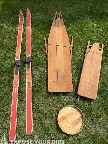 Vintage Skis & Ironing Boards