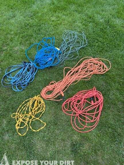 Metal Wire Box & Extension Cords