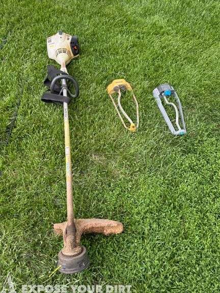 Stihl Weed Eater, Tiller w/ Honda Motor (not-working) & Sprinklers - Used