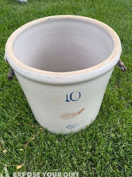 10 Gallon Red Wing Crock - No Cracks